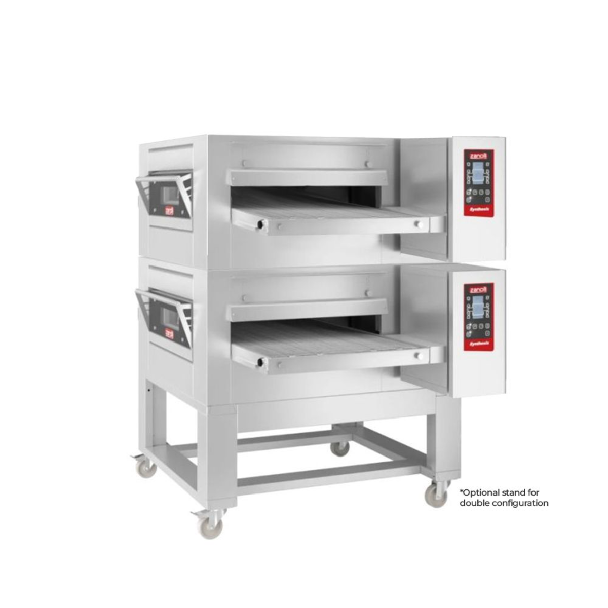 Zanolli Zanolli Synthesis 11/65g-2 Double Stacked 26 Inch Gas Impingment Conveyor Oven - Commercial Pizza Ovens | NECES...