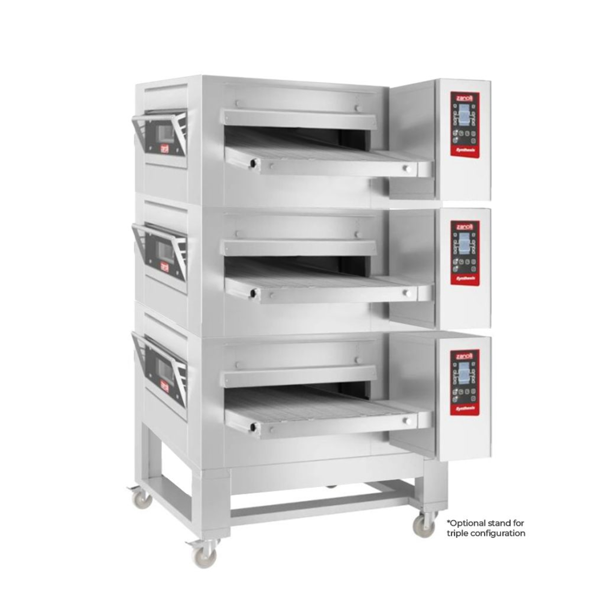 Zanolli Zanolli Synthesis 11/65g-3 Triple Stacked 26 Inch Gas Impingment Conveyor Oven - Commercial Pizza Ovens | NECES...