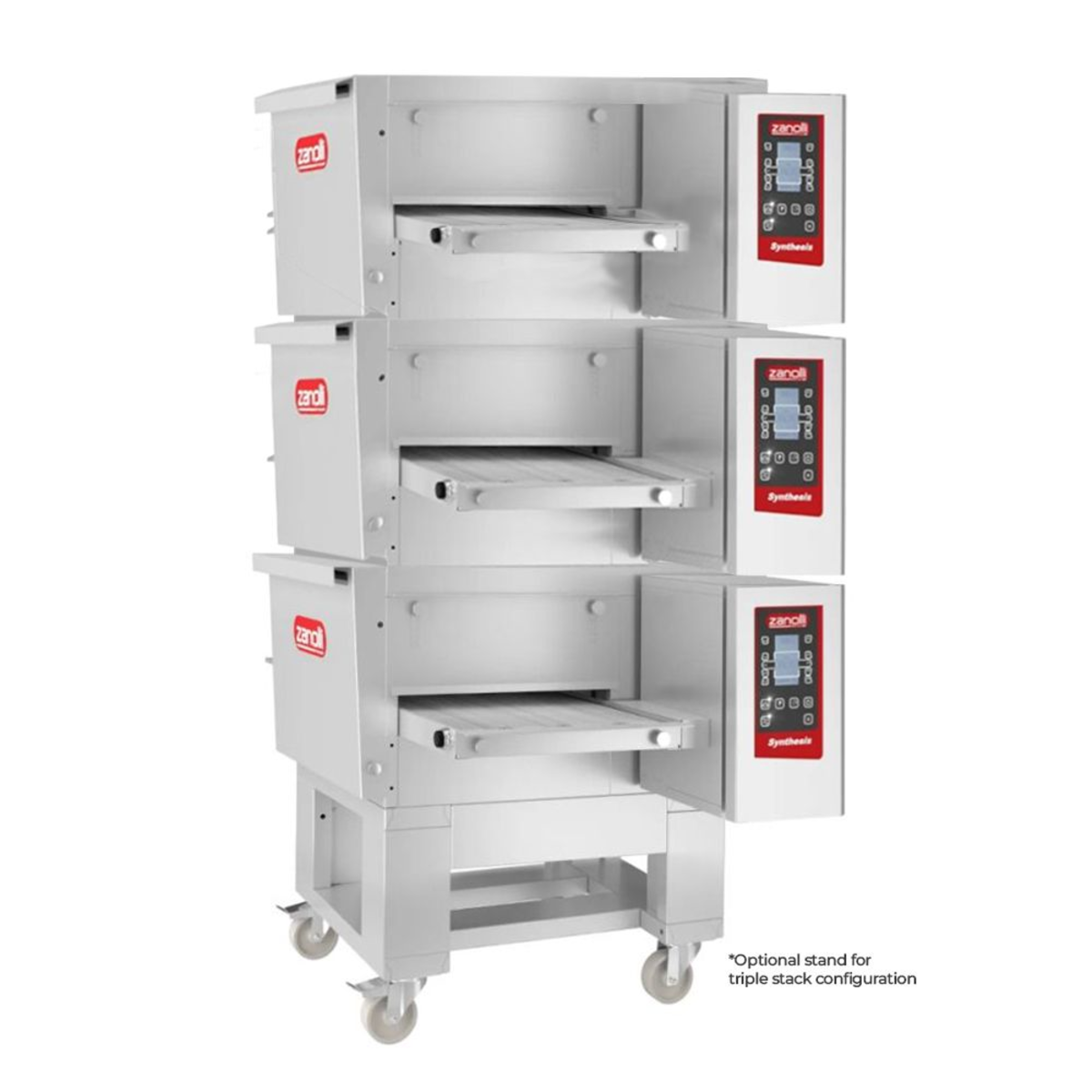 Zanolli Zanolli Synthesis 06/40g-3 Triple Stacked 16 Inch Gas Impingment Conveyor Oven - Commercial Pizza Ovens | NECES...