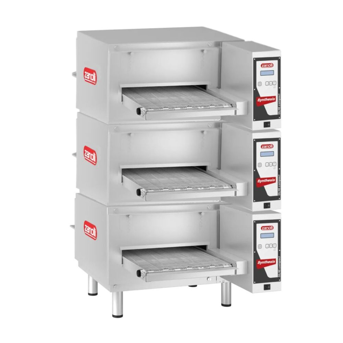 Zanolli Zanolli Synthesis 05/40e-3 Triple Stack 16 Inch Electric Impingment Conveyor Oven - Commercial Pizza Ovens |...
