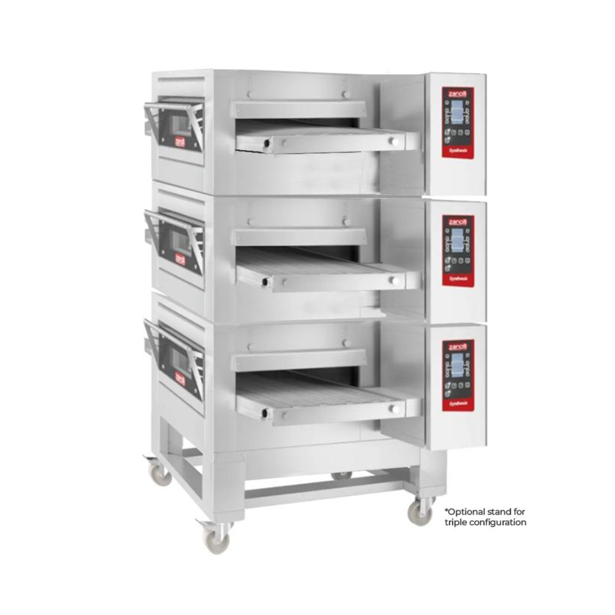 Zanolli Zanolli Synthesis 08/50e-3 Triple Stacked 20 Inch Electric Impingment Conveyor Oven - Commercial Pizza Ovens |...