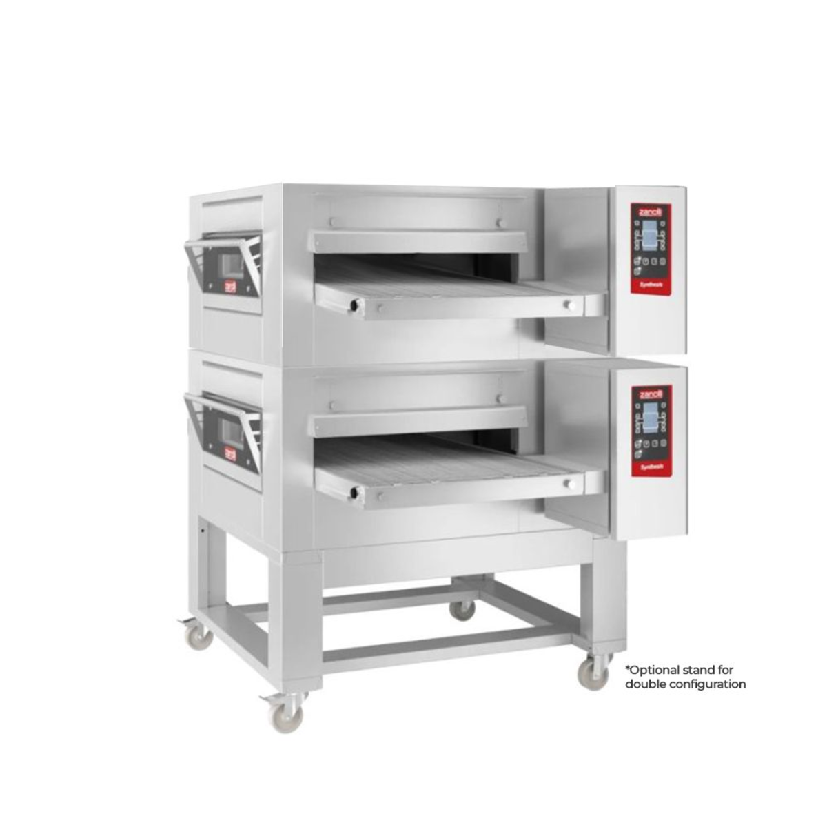 Zanolli Zanolli Synthesis 11/65e- 2 Double Stacked 26 Inch Electric Impingment Conveyor Oven - Commercial Pizza Ovens |...
