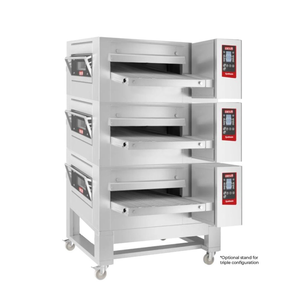 Zanolli Zanolli Synthesis 11/65e-3 Triple Stacked 26 Inch Electric Impingment Conveyor Oven - Commercial Pizza Ovens |...