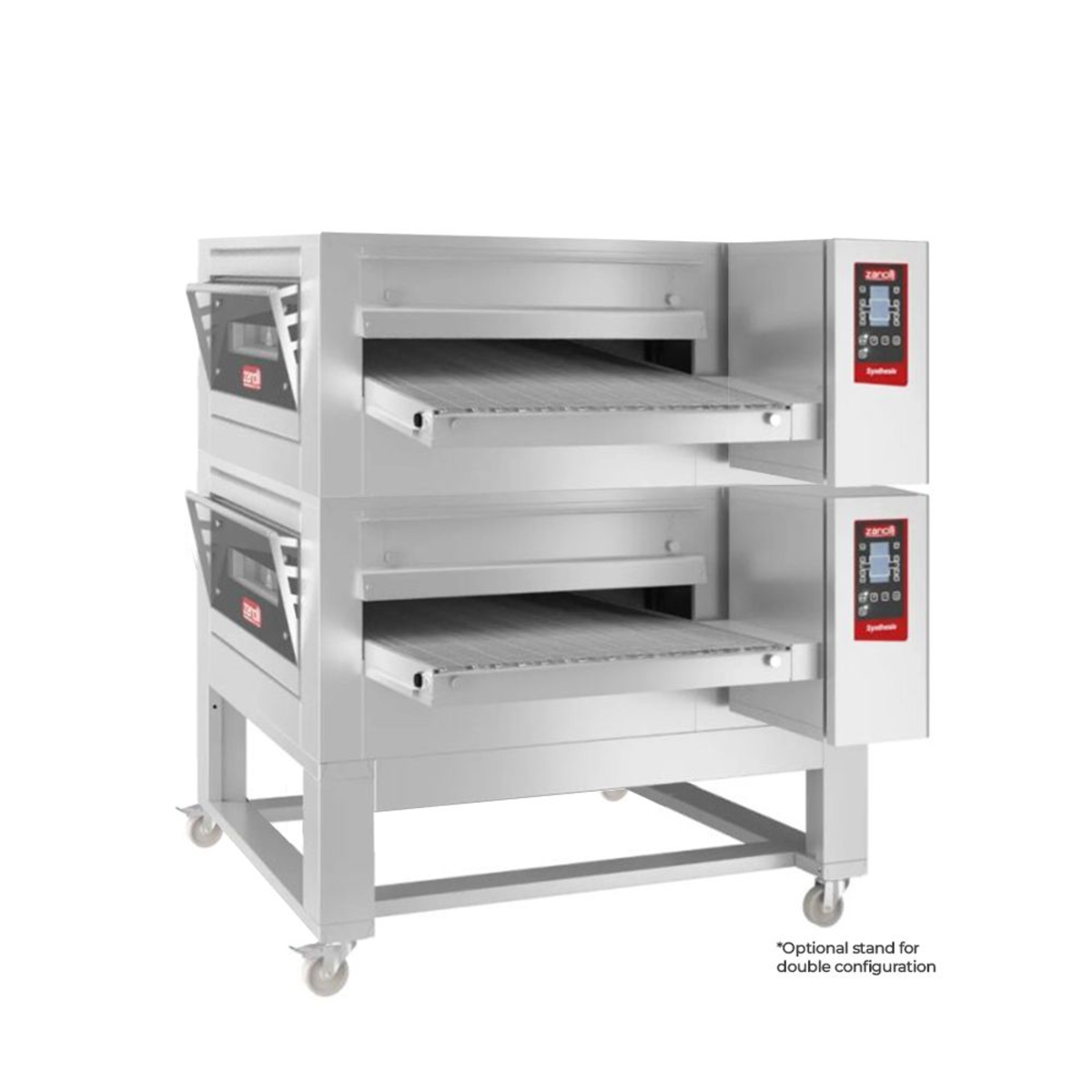 Zanolli Zanolli Synthesis 12/80e-2 Double Stacked 32 Inch Electric Impingment Conveyor Oven - Commercial Pizza Ovens |...
