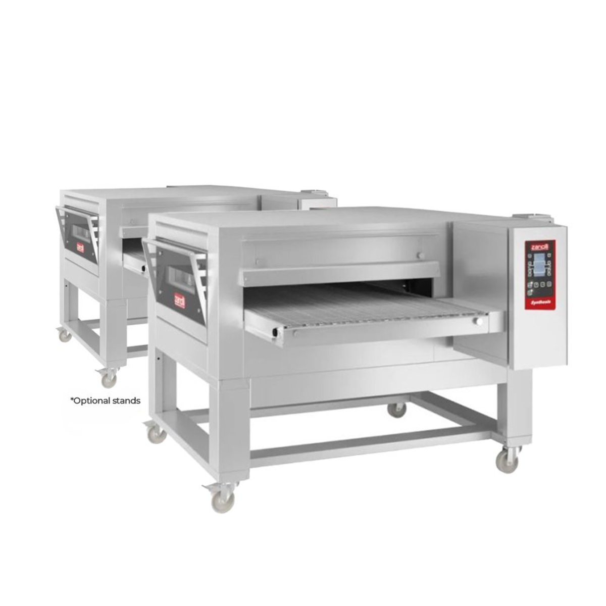 Zanolli Zanolli Synthesis 2-12/100ve Production Series Double 40-inch Electric Impingment Conveyor Oven - Commercial...