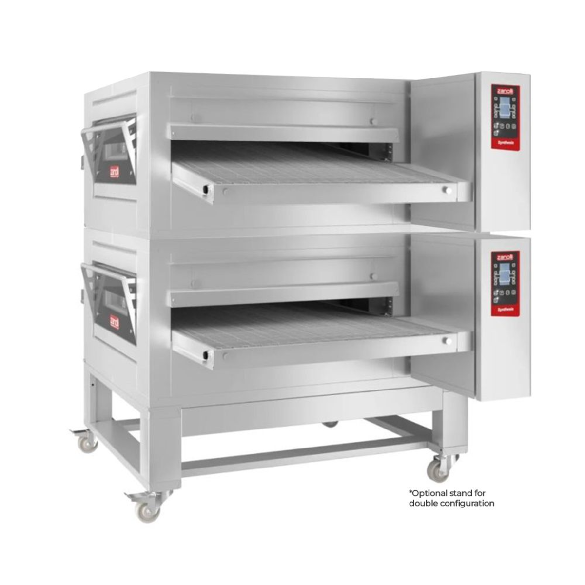 Zanolli Zanolli Synthesis 12/100e-2 Double Stacked 40 Inch Electric Impingment Conveyor Oven - Commercial Pizza Ovens |...