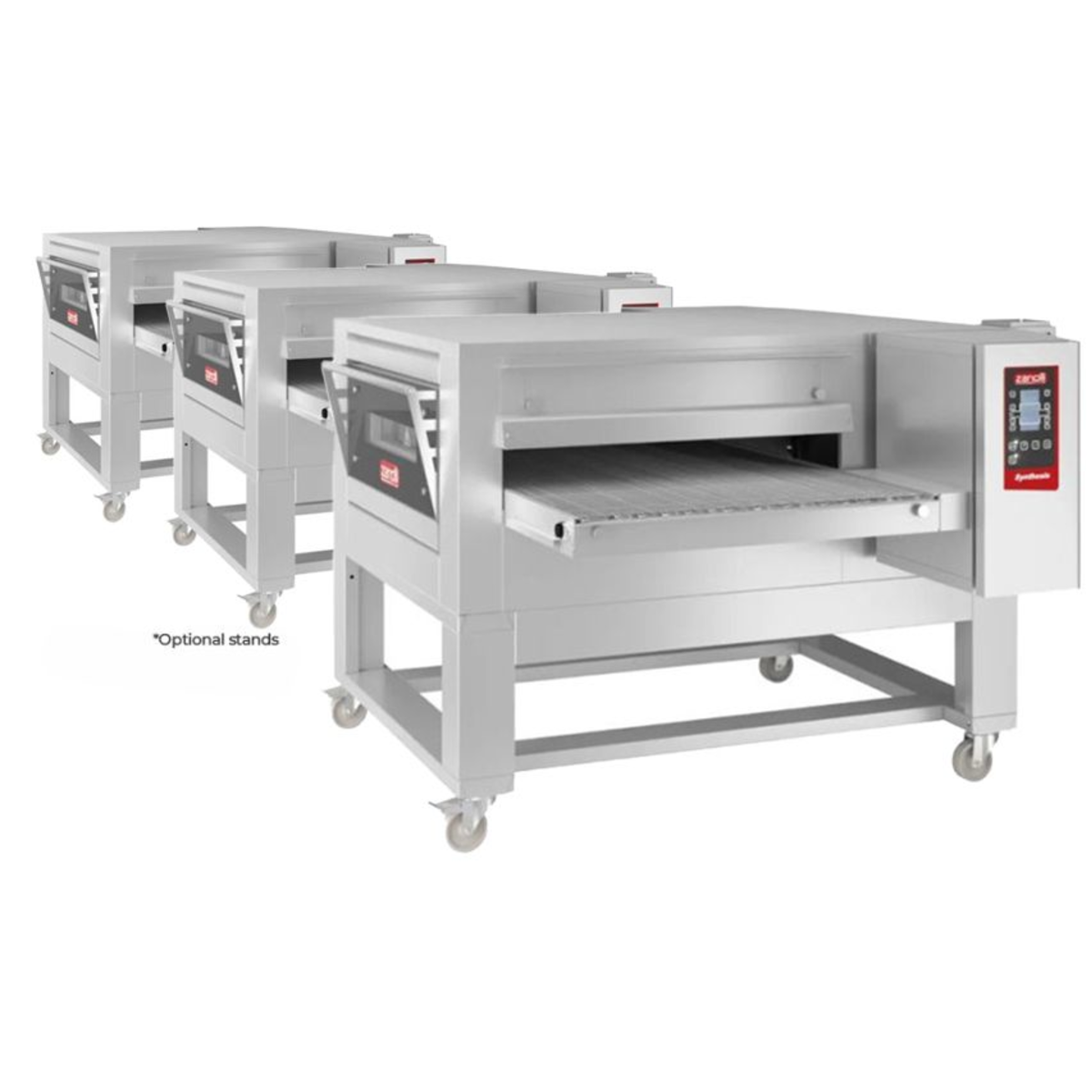 Zanolli Zanolli Synthesis 3-12/100ve Production Series Triple 40-inch Electric Impingment Conveyor Oven - Commercial...
