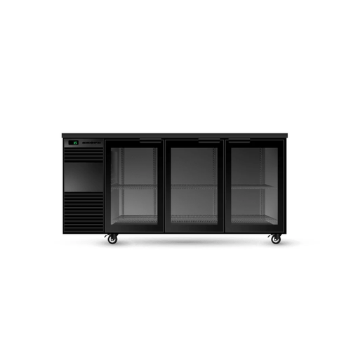 SKOPE Backbar 3 Glass Swing Door Fridge - Commercial Bar Display | NECES Australia