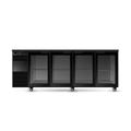 SKOPE Backbar 4 Glass Swing Door Fridge - Commercial Bar Display | NECES Australia