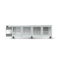 SKOPE Backbar 4 Glass Swing Door Counterline Fridge - Commercial Bar Display | NECES Australia