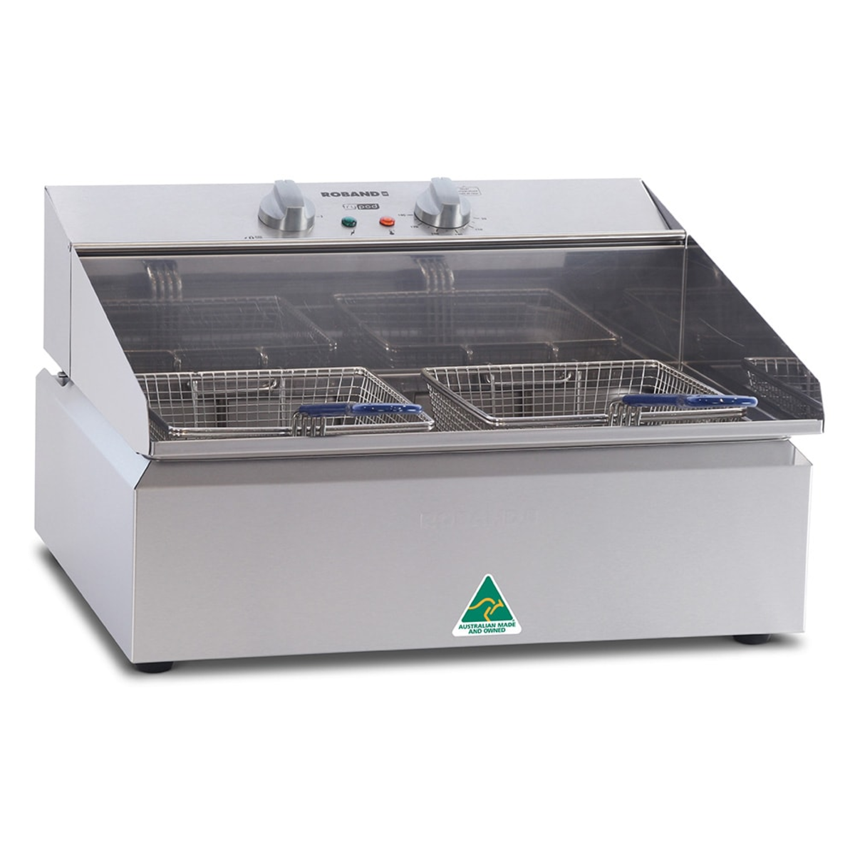 ROBAND Roband Single Pan/double Basket Fryer 11lt - Commercial Countertop Fryers | NECES Australia