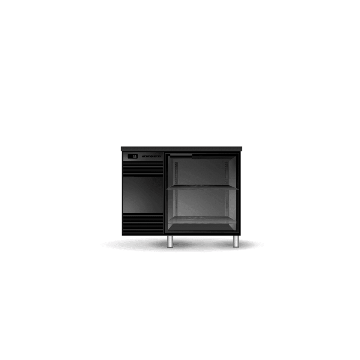SKOPE Glass Chiller 1 Door, Remote - Commercial Bar Display | NECES Australia