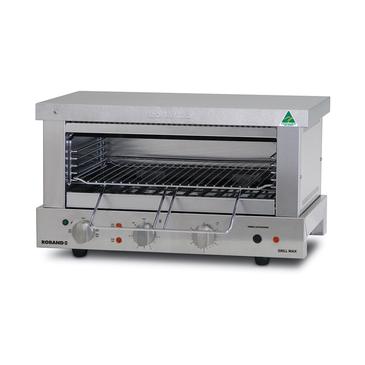 ROBAND Roband Grill Max Wide-mouth Toaster 8 Slice, 15 Amp - Commercial Open Mouth Toasters | NECES Australia