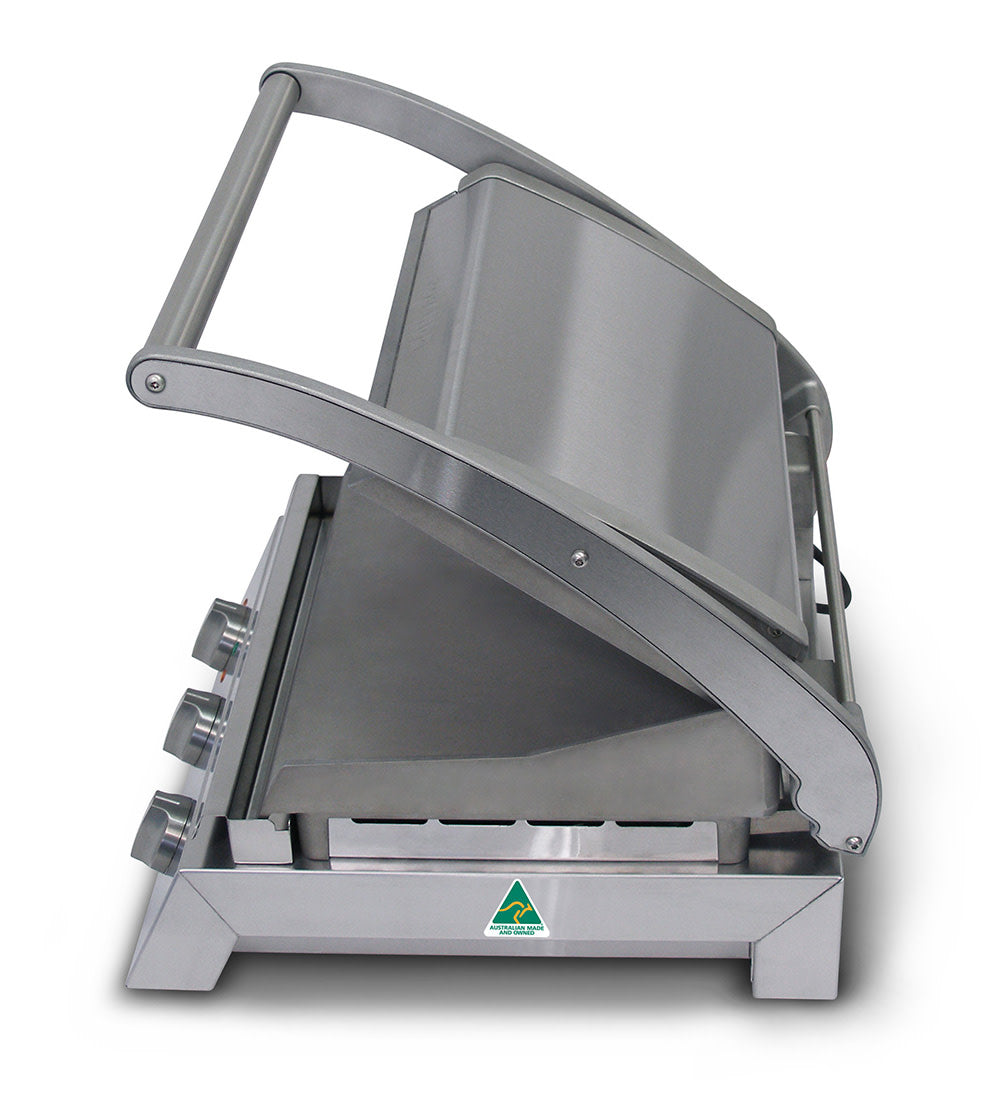 ROBAND Roband Grill Station 6 Slice, Smooth Plates, 9.6 Amp - commercial grill station
