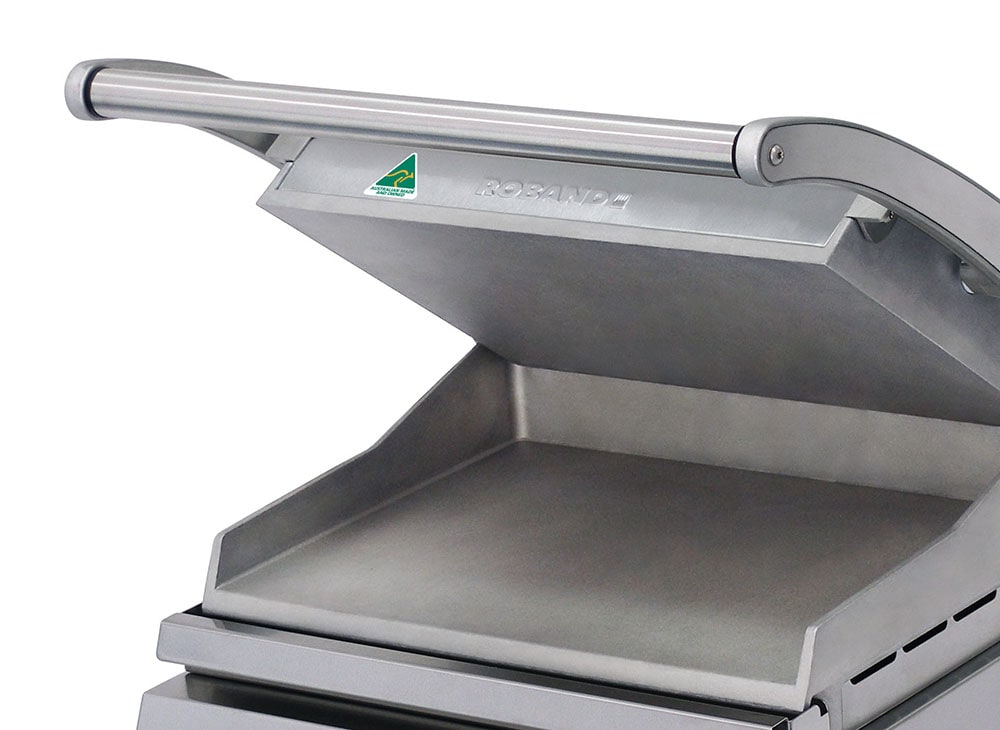 ROBAND Roband Grill Station 6 Slice, Smooth Plates, 9.6 Amp - commercial grill station