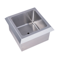 3Monkeez Drop in Insulated Stainless Steel Ice Well (400x350x300) - Commercial Ice Wells | NECES Australia