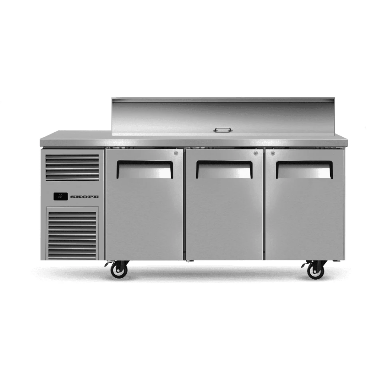 SKOPE Reflex 3 Solid Door Gn Compatible Salad Preparation Fridge - Commercial Food Preparation | NECES Australia