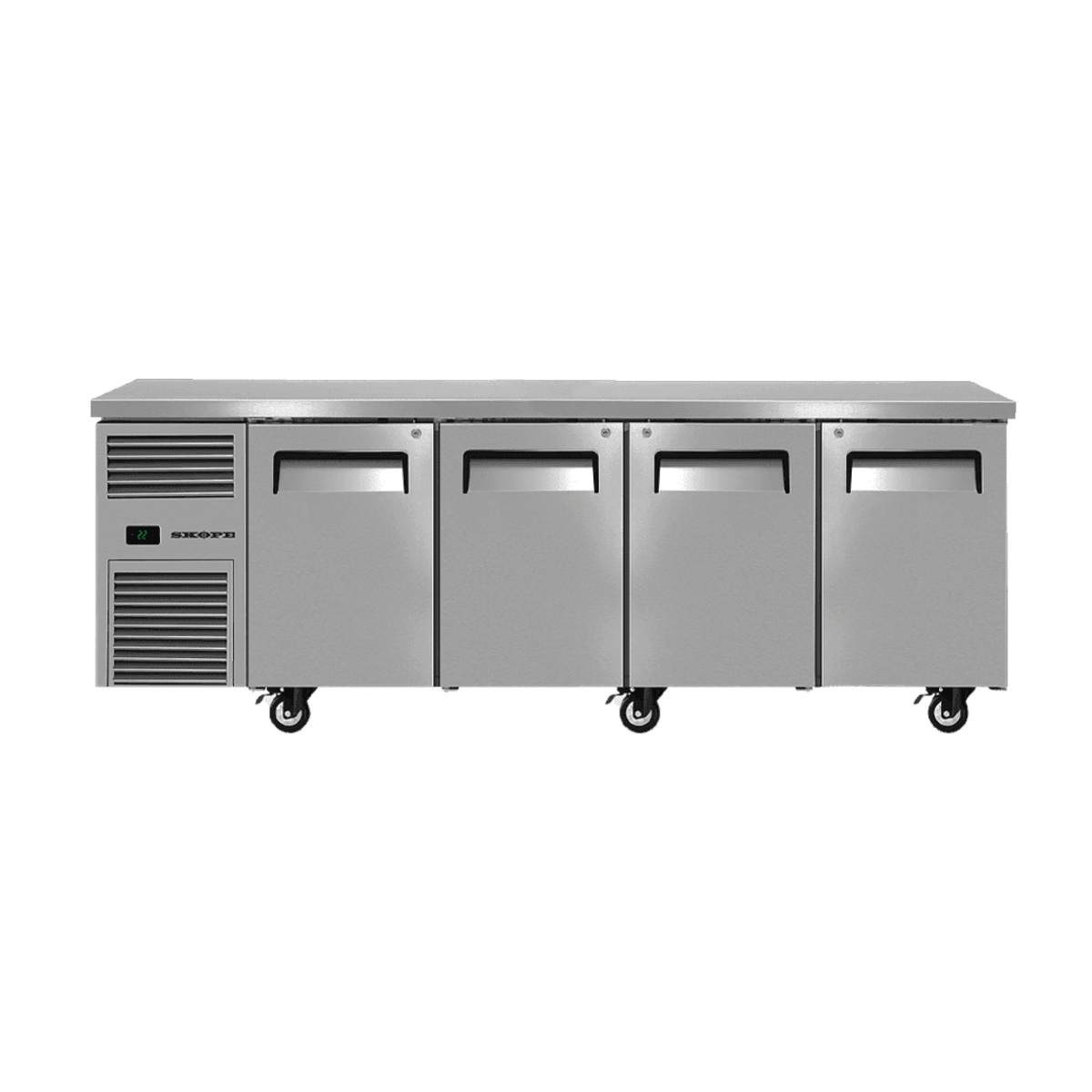 SKOPE Reflex 4 Solid Door Underbench Gn 1/1 Compatible Fridge - Commercial Food Storage (Underbench) | NECES Australia