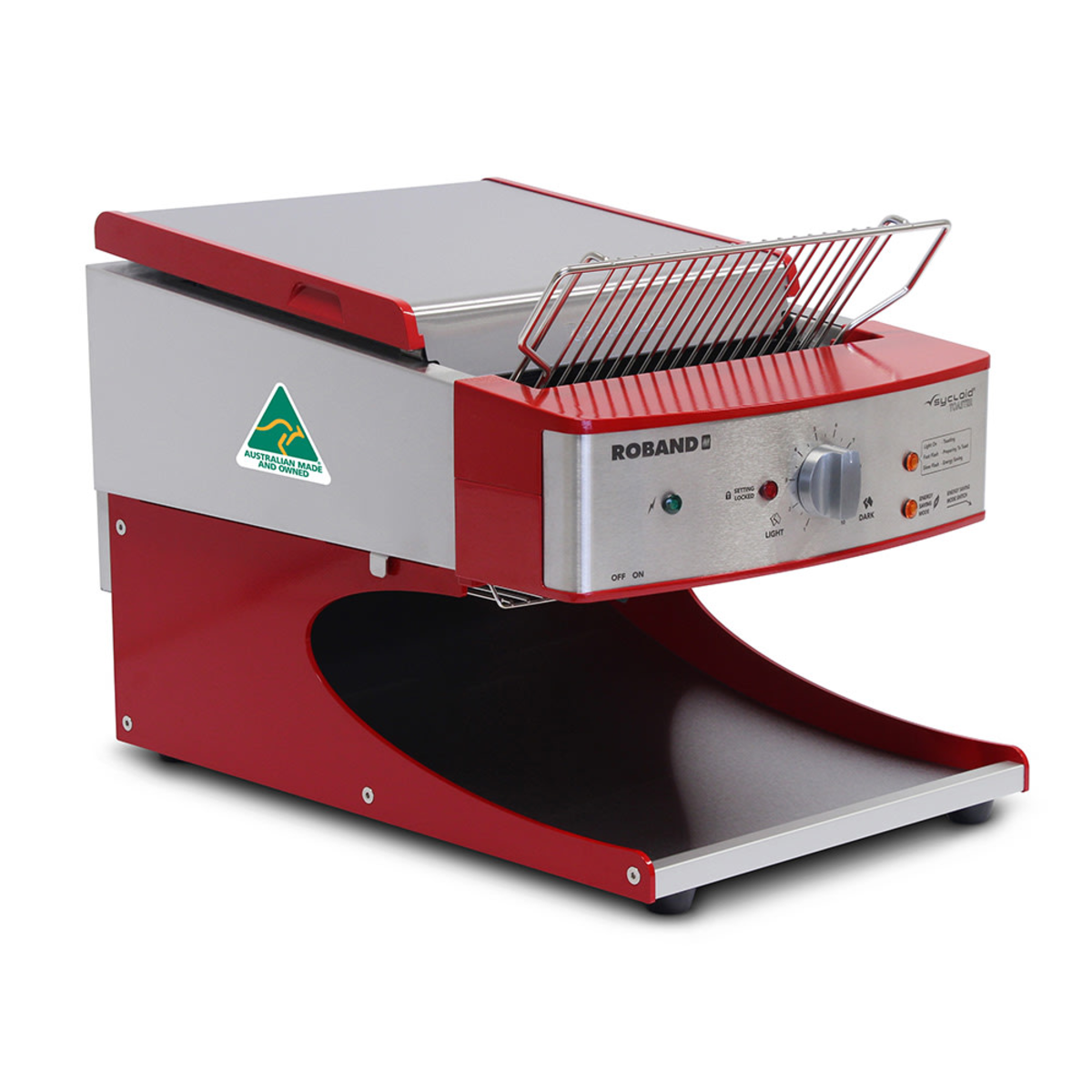 ROBAND Roband Sycloid Toaster Red, 350 Slices/hr - Commercial Sycloid Toasters | NECES Australia
