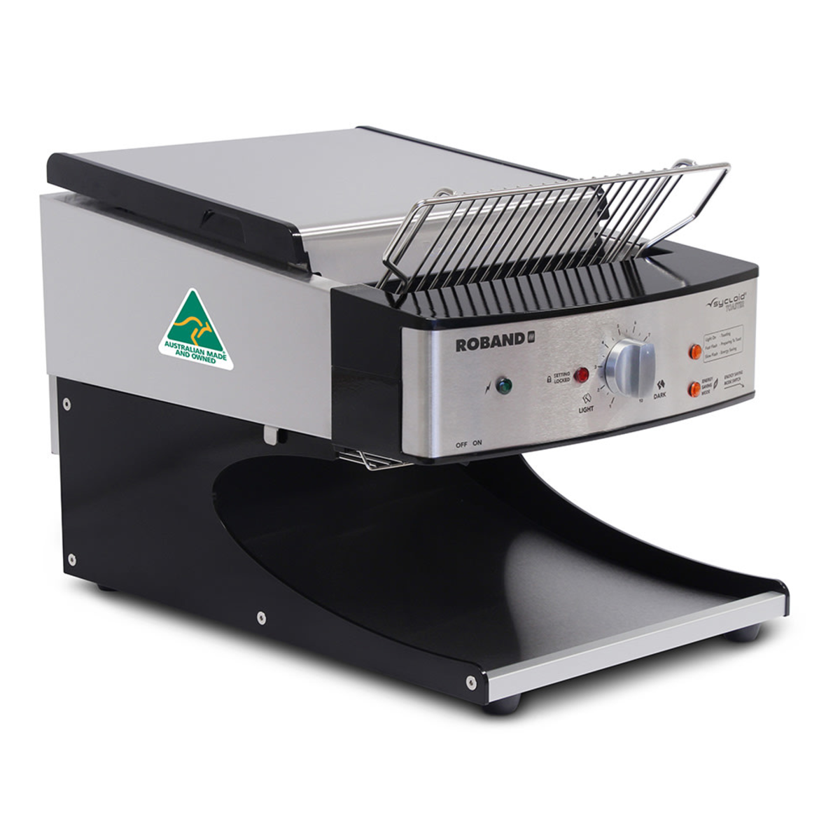 ROBAND Roband Sycloid Toaster Black, 500 Slices/hr - Commercial Sycloid Toasters | NECES Australia