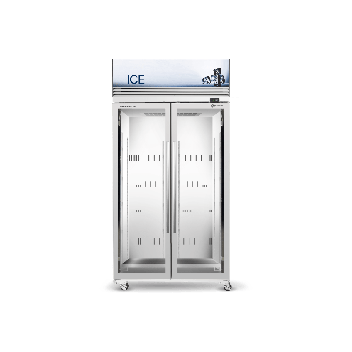 SKOPE Tmf1000n-ice 2 Glass Door Upright Display or Storage Freezer - Commercial General Display | NECES Australia